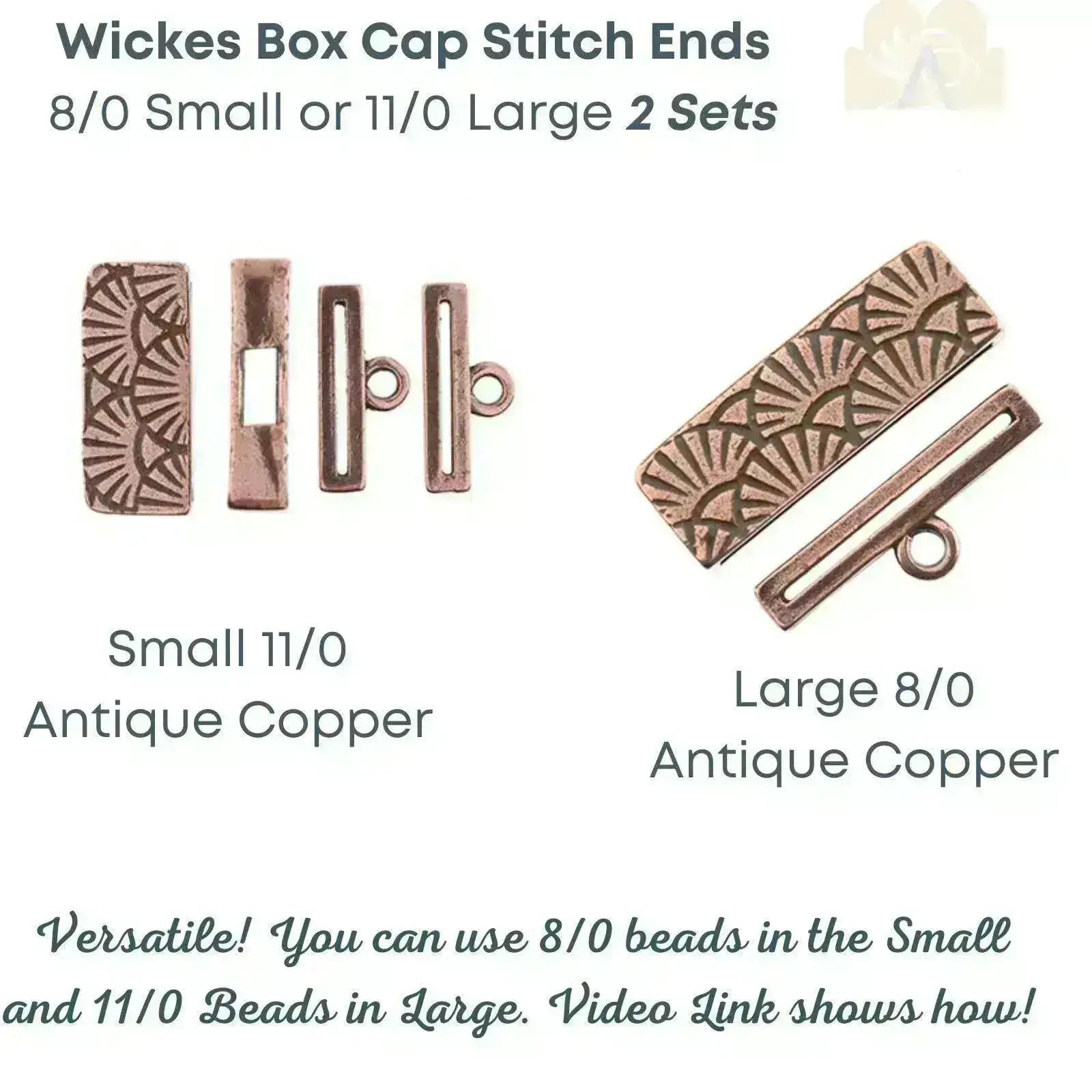 Wickes Box Cap Stitch in End Caps, 2 Sizes, 3 Finishes - Image 3