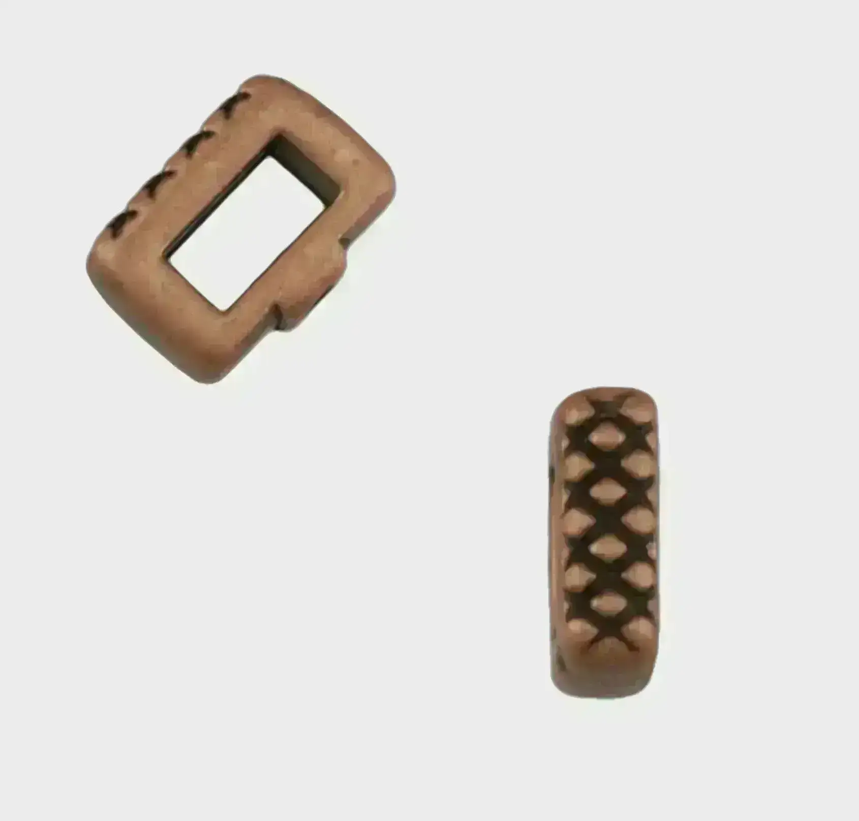Crosshatch, Crimp Sliders for 5 or 10mm Flat Leather, 2 Pcs. - Image 7