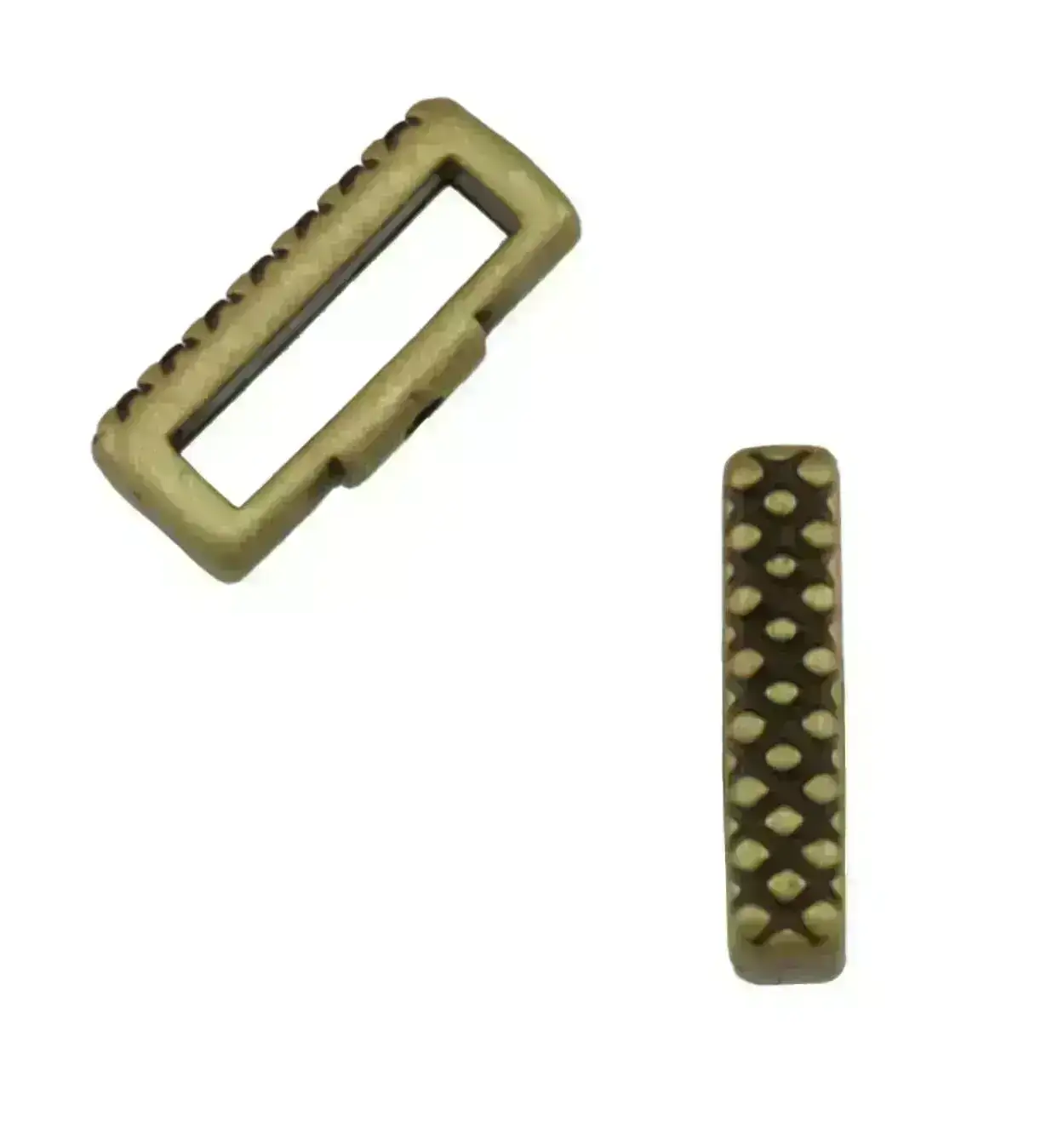 Crosshatch, Crimp Sliders for 5 or 10mm Flat Leather, 2 Pcs. - Image 8