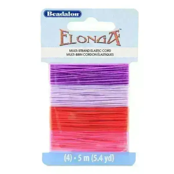 Elonga Stretch Cord, Floss, 4 Colour Multipcks - 5 meters each - Image 3