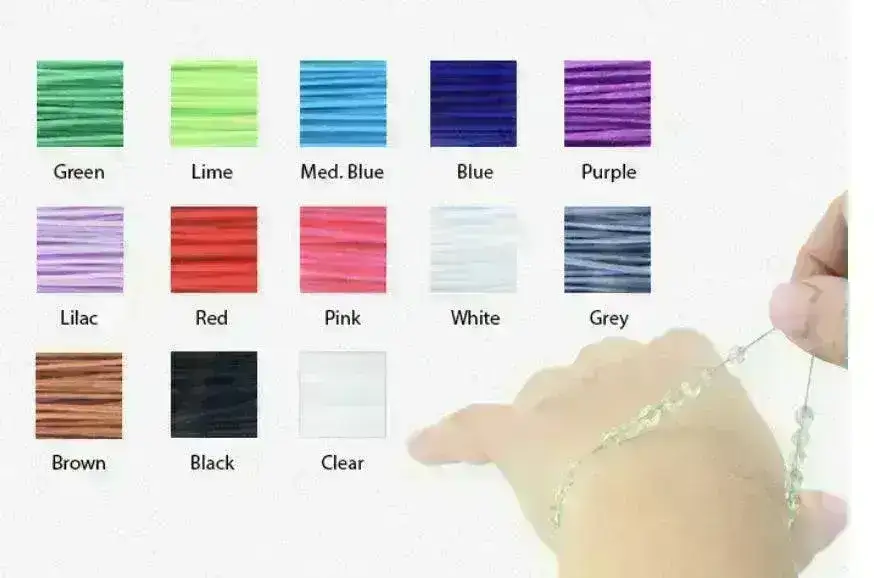 Elonga Stretch Cord, Floss, 4 Colour Multipcks - 5 meters each - Image 5