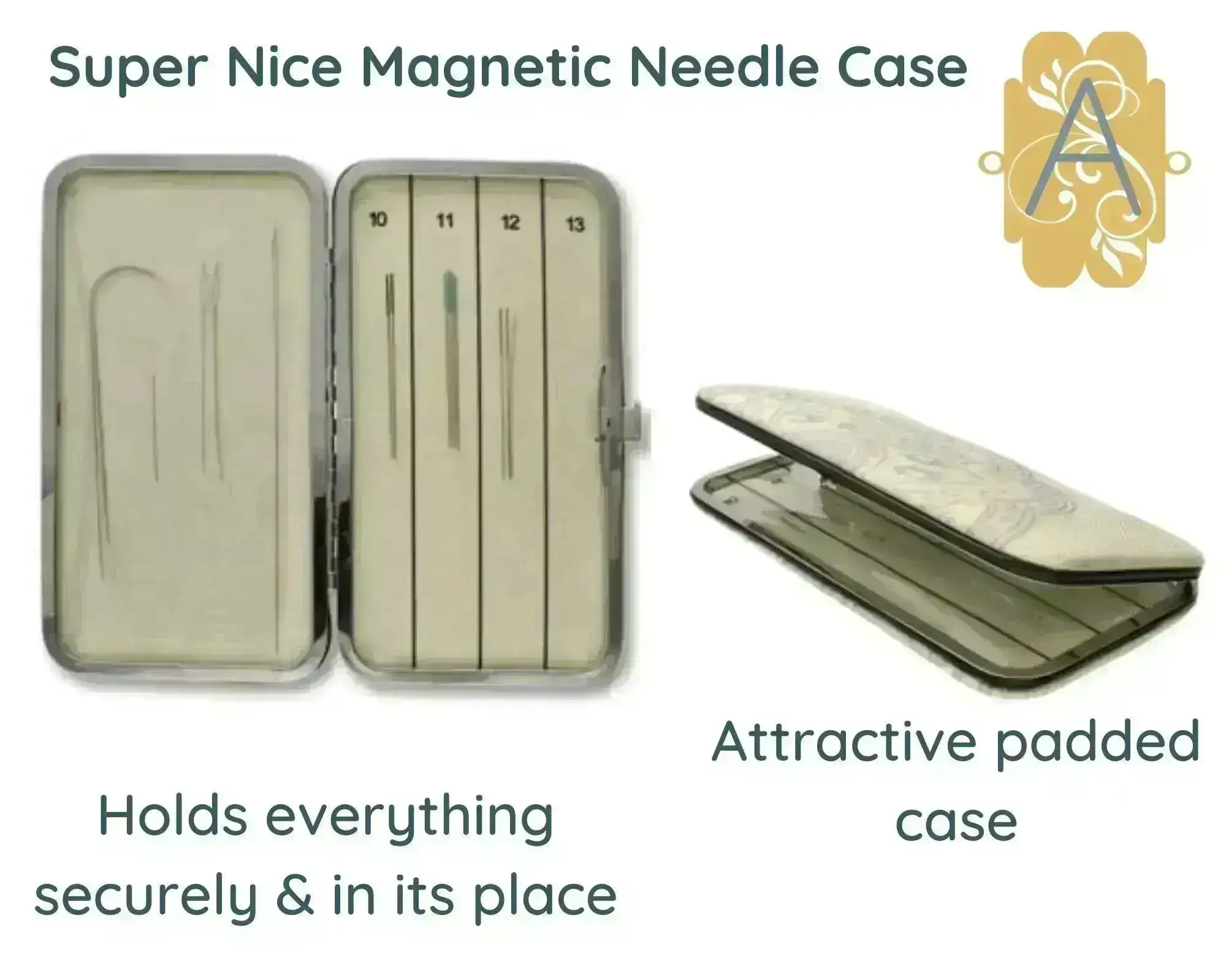 Magnetic Needle Case, Large Capacity, Both Sides Magnetic