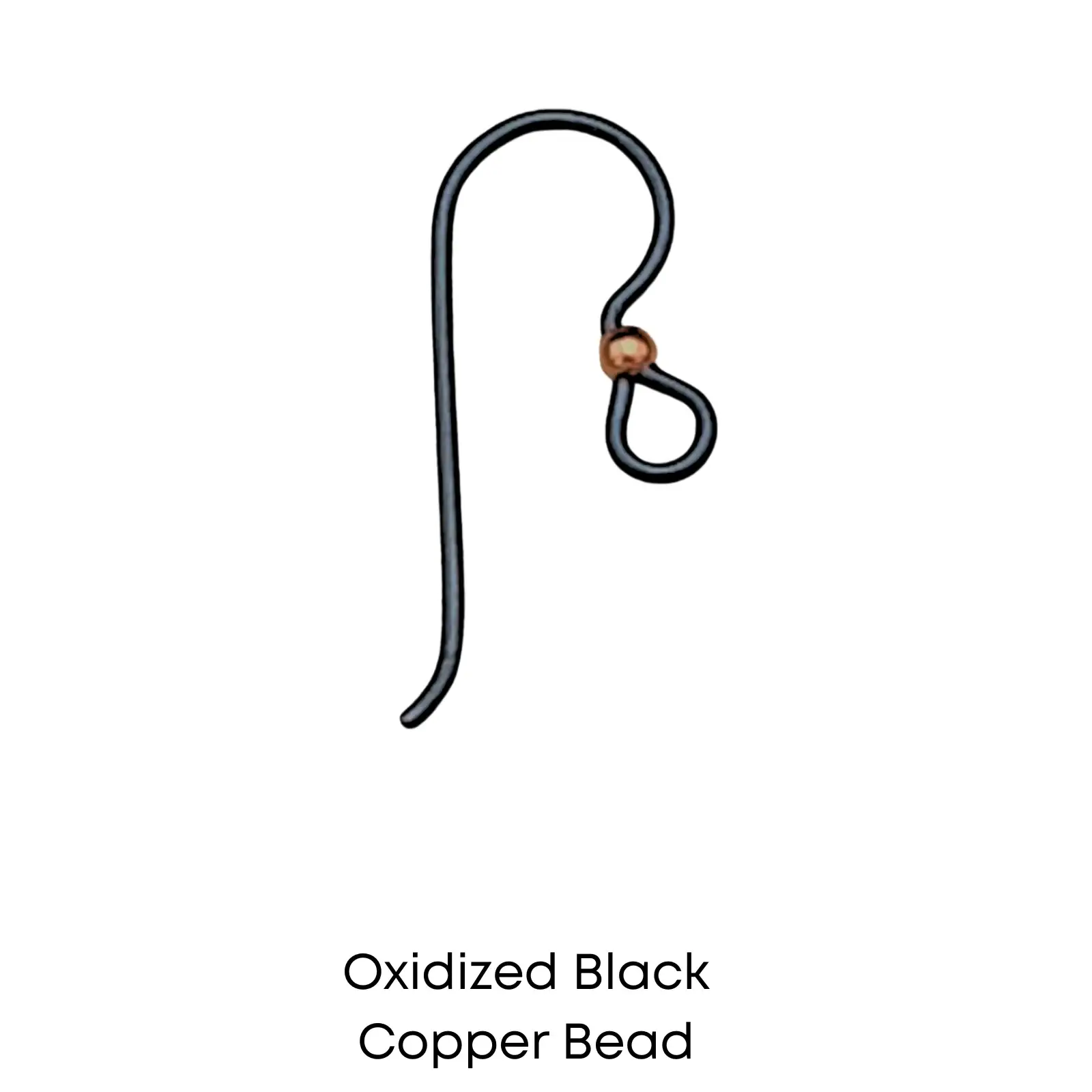 Tierracast Niobium, 2mm Bead French Hook Earring Wires, 2 Pairs - Image 10