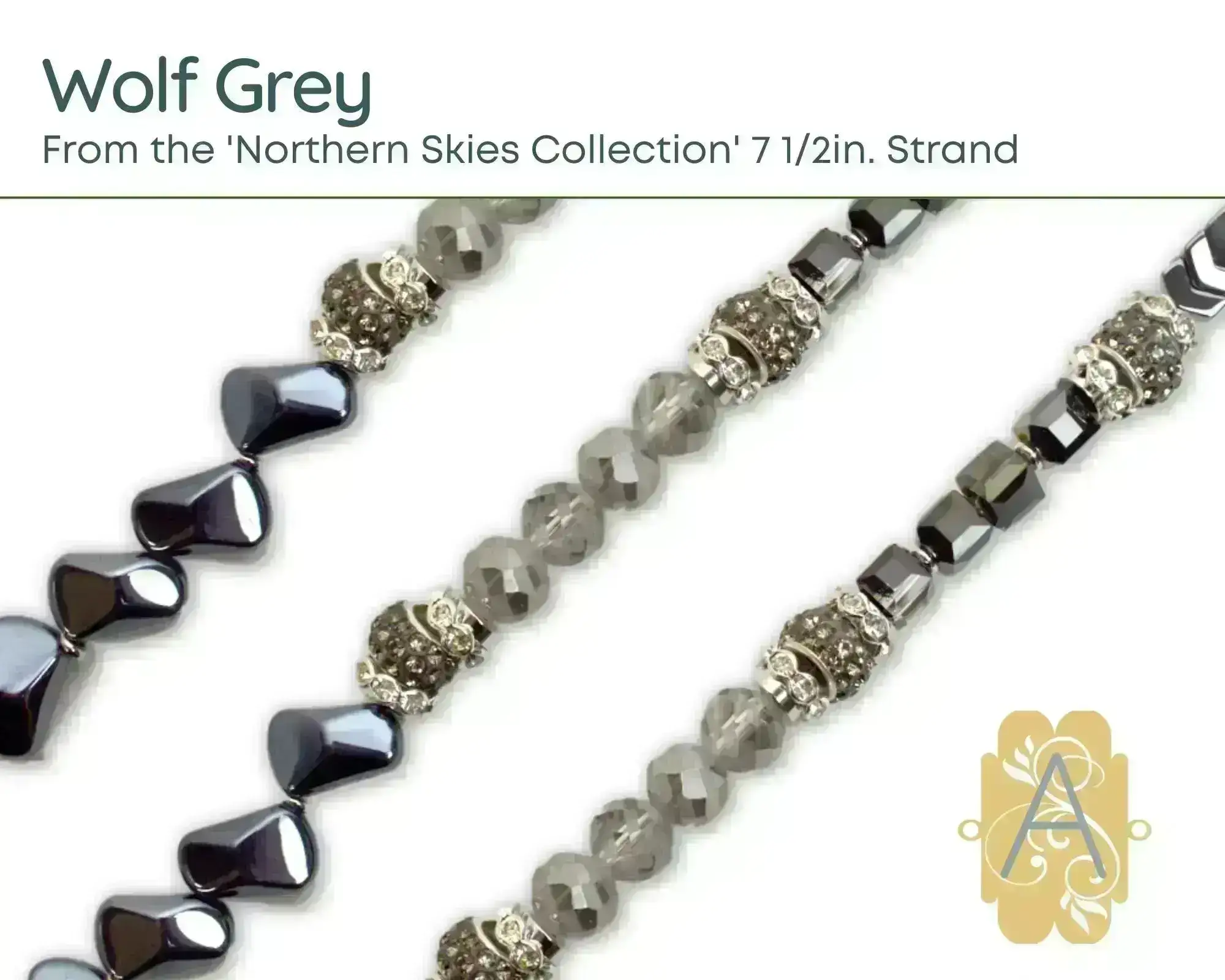 Bead Strands by Jesse James Beads 7 1/2in. Northern Skies - Image 4