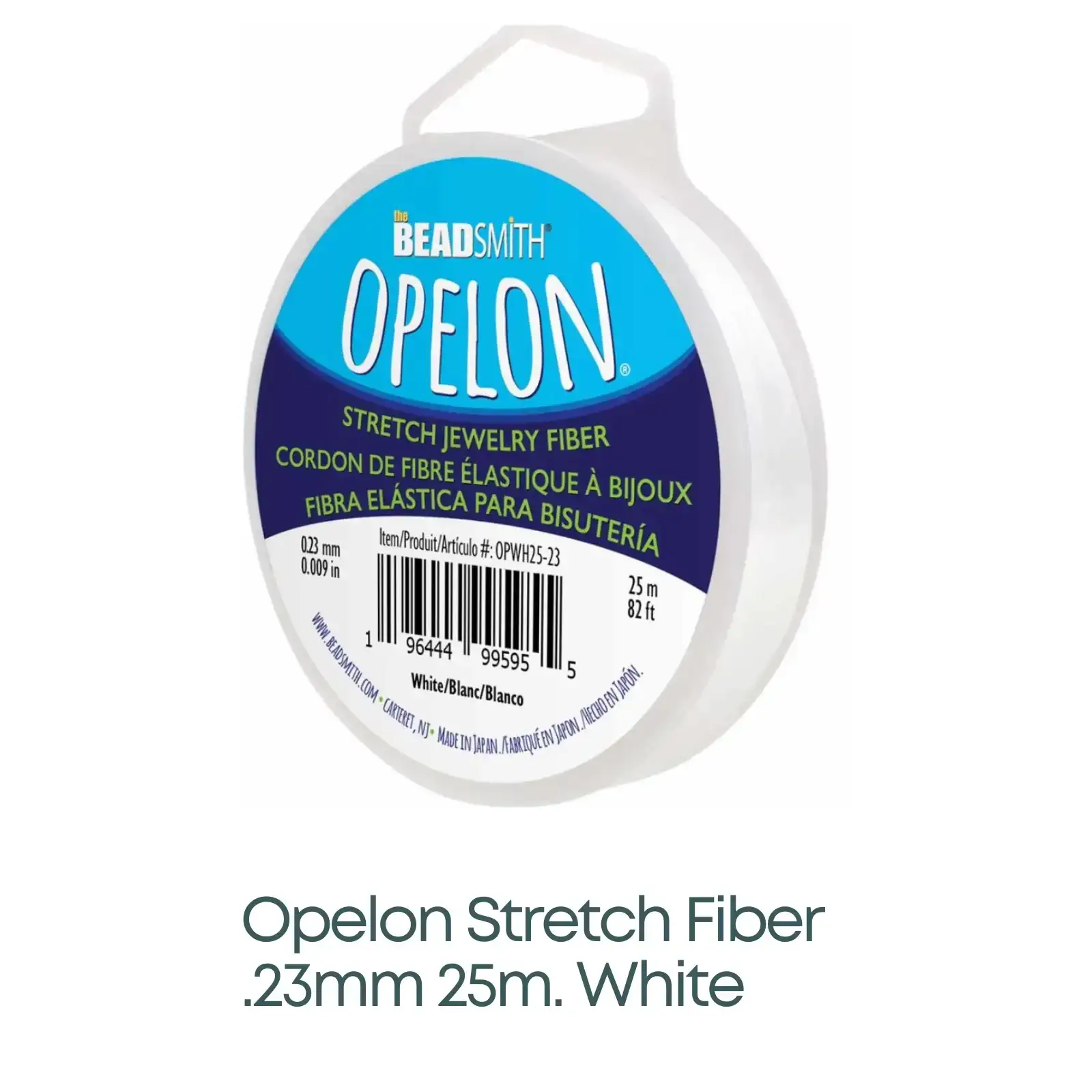 Opelon Stretch Fibre Cord, .23mm, White or Black - Image 8