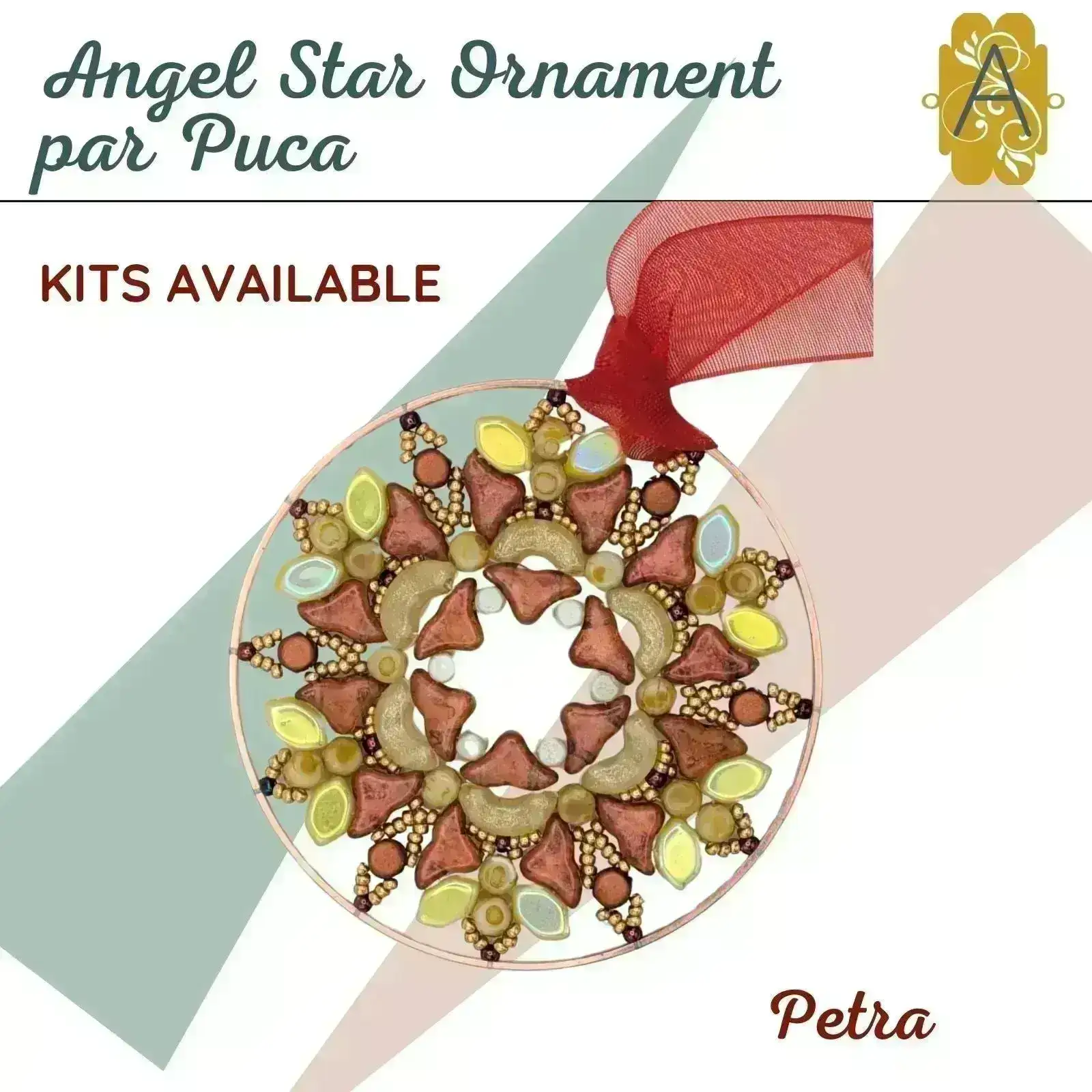Angel Star Ornament Complete Bead Kit, by Les Perles par Puca - Image 3