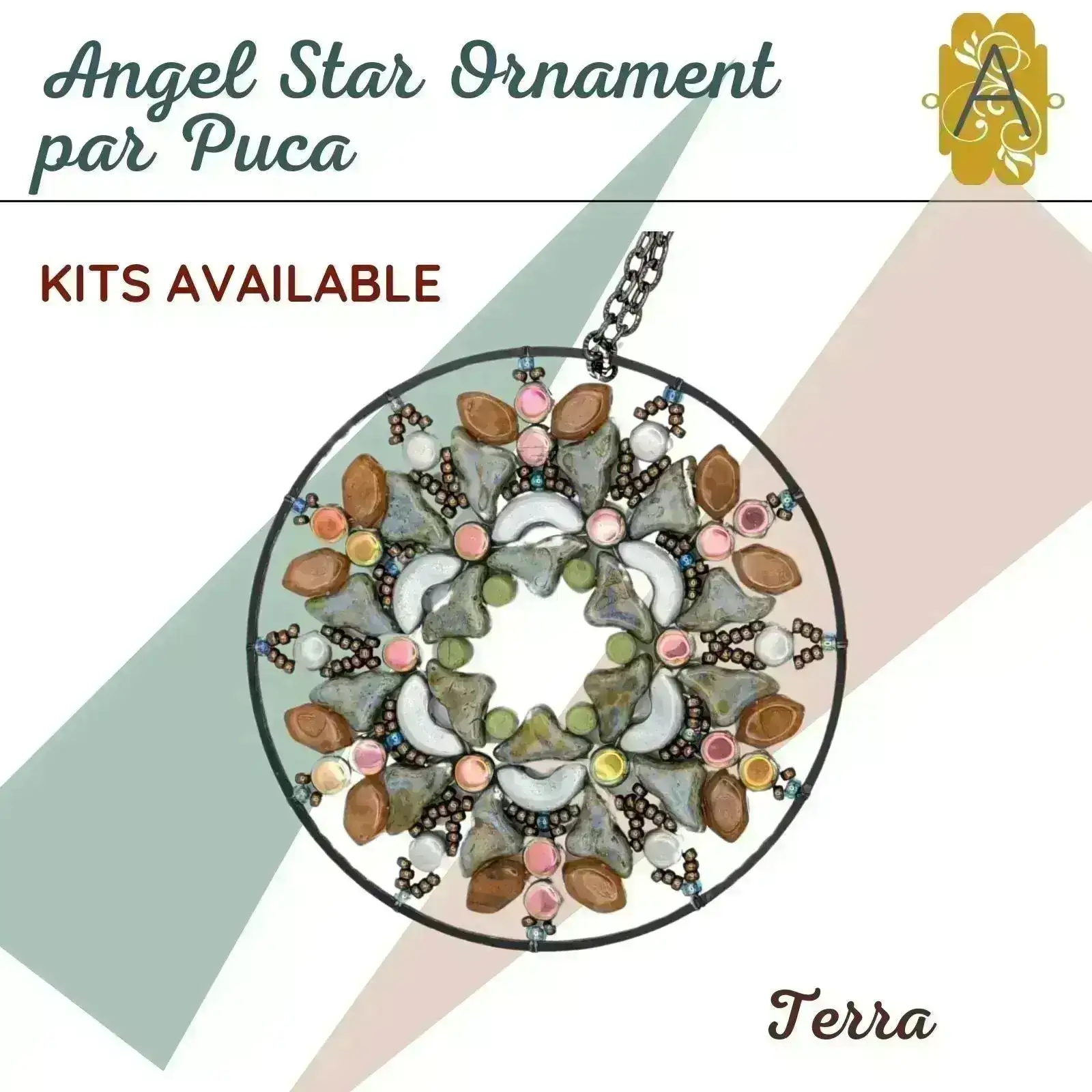 Angel Star Ornament Complete Bead Kit, by Les Perles par Puca - Image 4