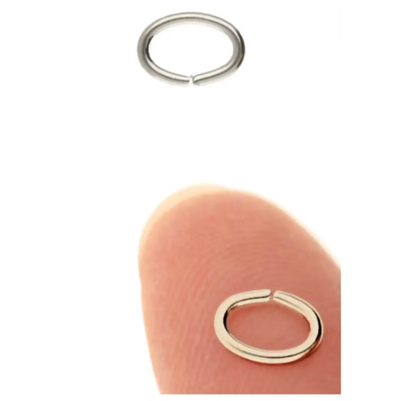 Oval Jump Rings, 18 gauge, 5x7mm O.D. 36 Pieces - Image 5