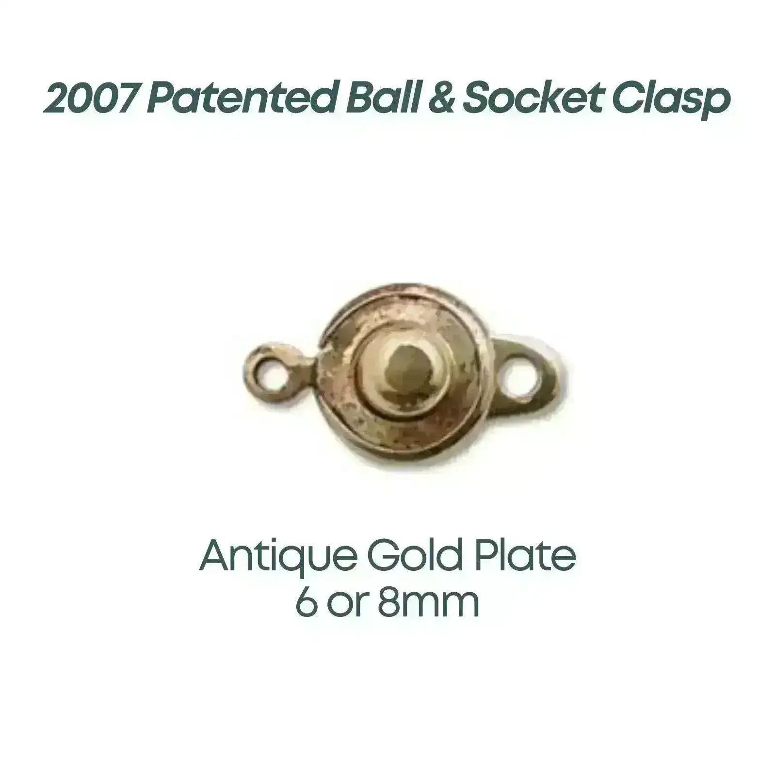 Ball & Socket Clasps (Patented 2007), Premium Quality, 2 Sets, 7 Finishes - Image 10