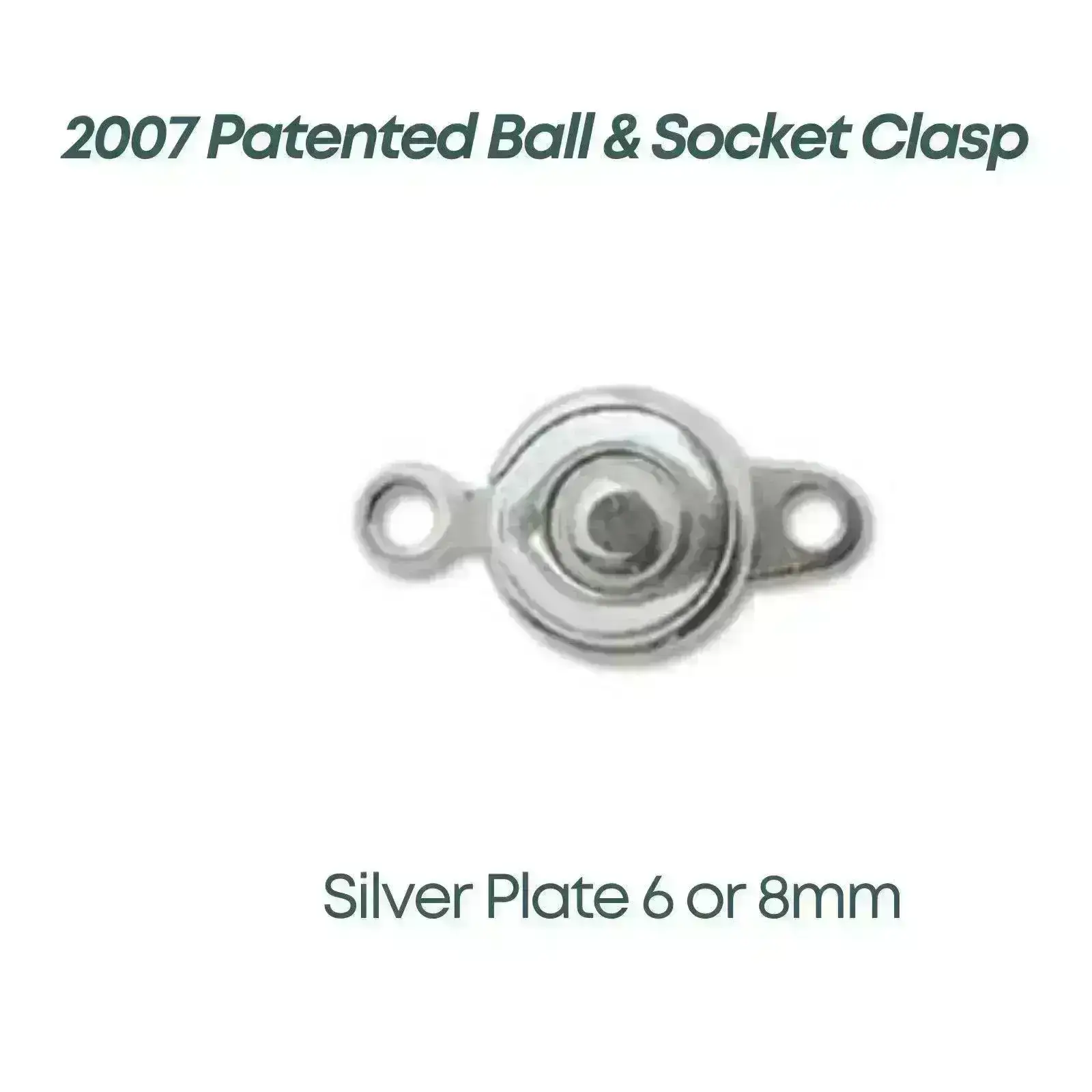 Ball & Socket Clasps (Patented 2007), Premium Quality, 2 Sets, 7 Finishes - Image 4