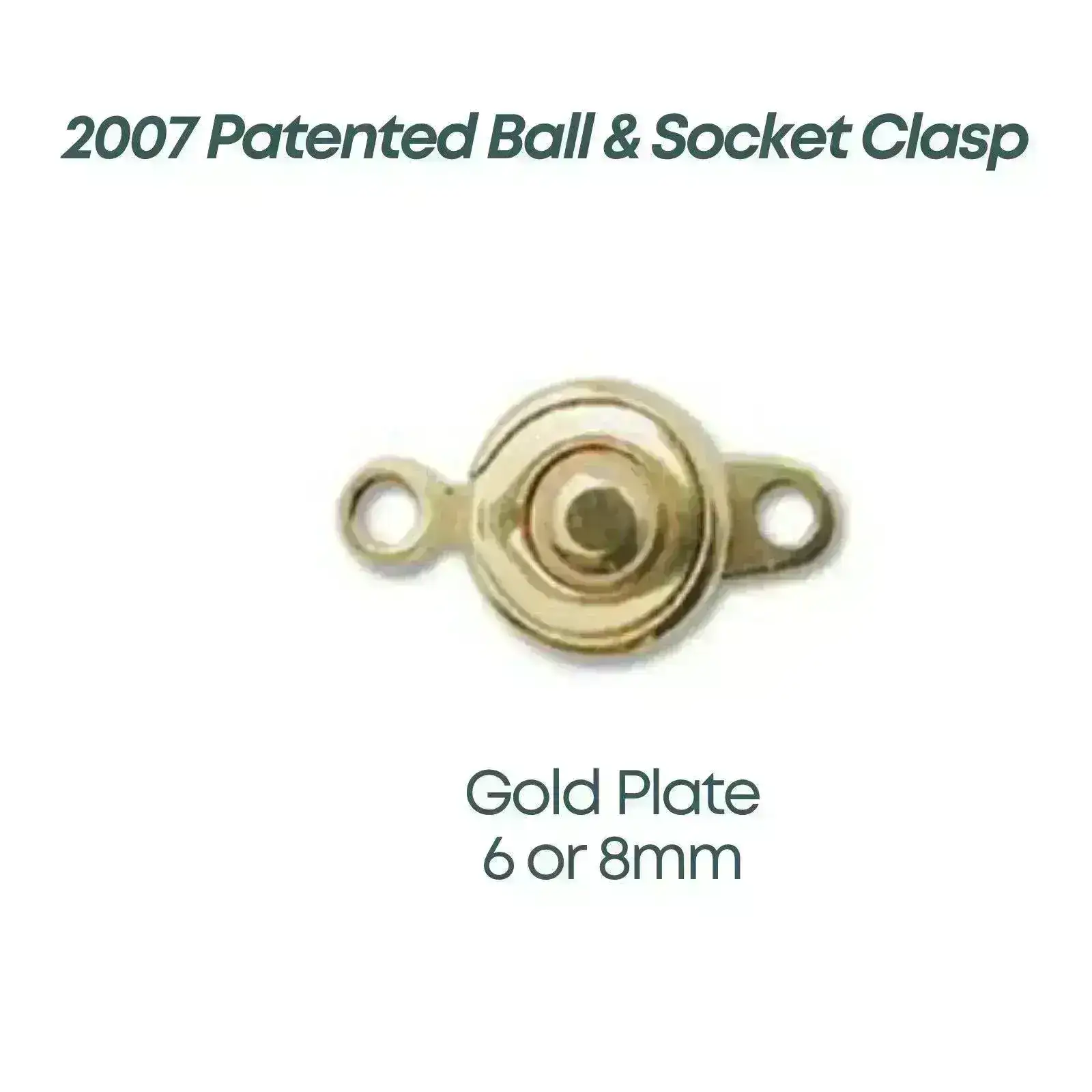 Ball & Socket Clasps (Patented 2007), Premium Quality, 2 Sets, 7 Finishes - Image 6