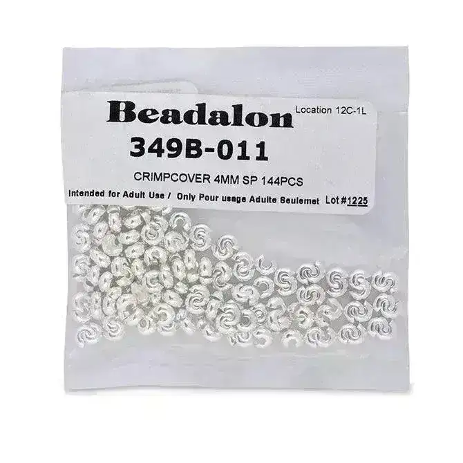 Primo Crimp Covers,4mm, 20 or 144 Pcs, Beadalon - Image 10