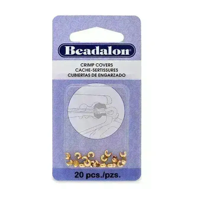 Primo Crimp Covers, Smooth, Beadalon, 3mm, 20 or 144 Pcs. - Image 6