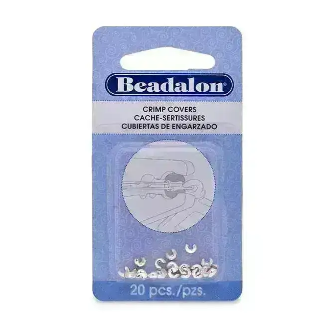 Primo Crimp Covers, Smooth, Beadalon, 3mm, 20 or 144 Pcs. - Image 7