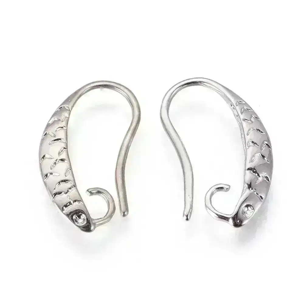 Provence 1, Textured Earring Wires in 3 Finishes - Image 2