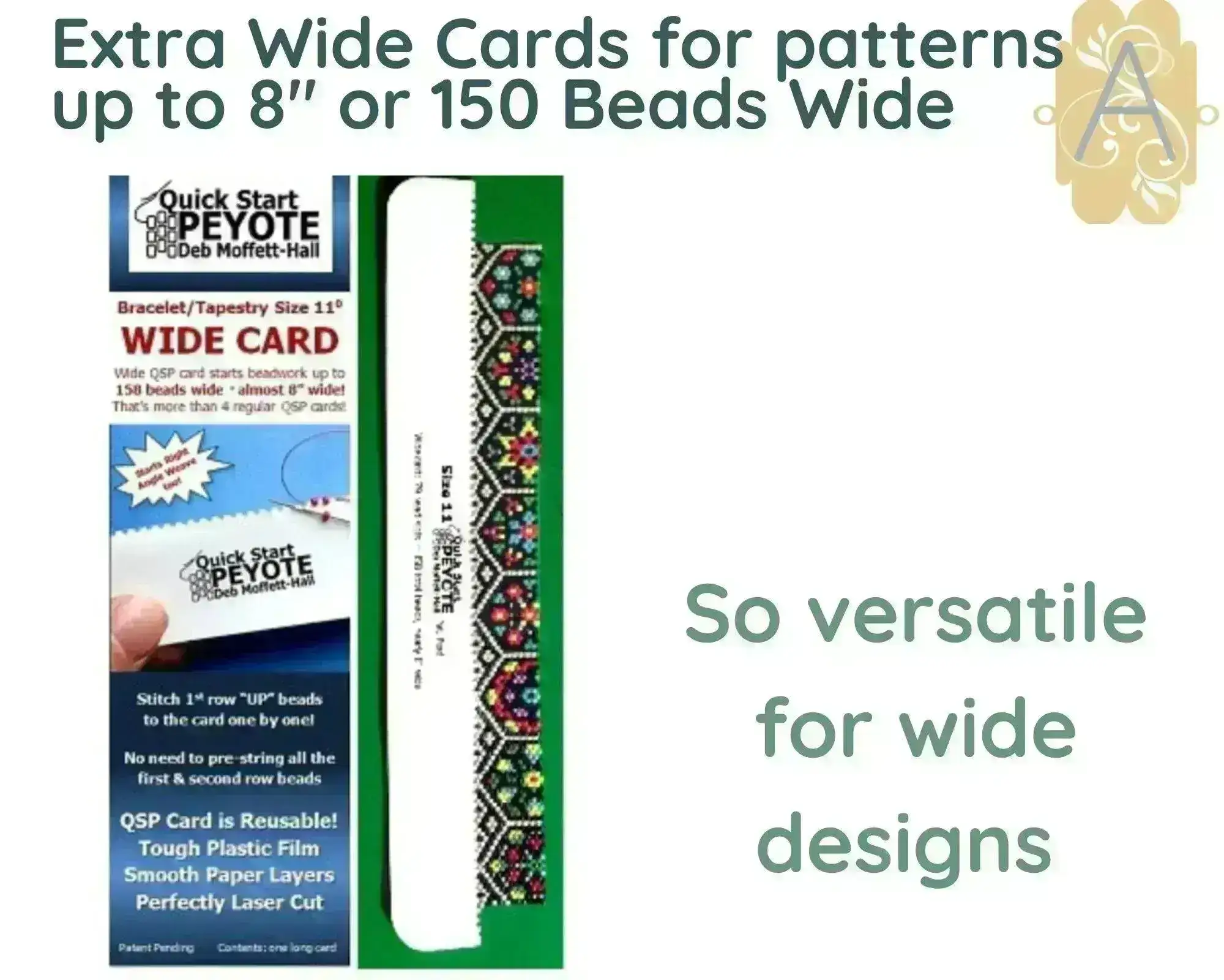 Quick Start Cards for Even or Odd Peyote, 2 Drop Peyote, Herringbone & Right Angle Weave, 3 per Pack + 2 NEW STARTER CARDS - Image 8