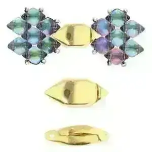 Cymbal Ralaki, Gemduo Clasp, 1 piece - Image 4