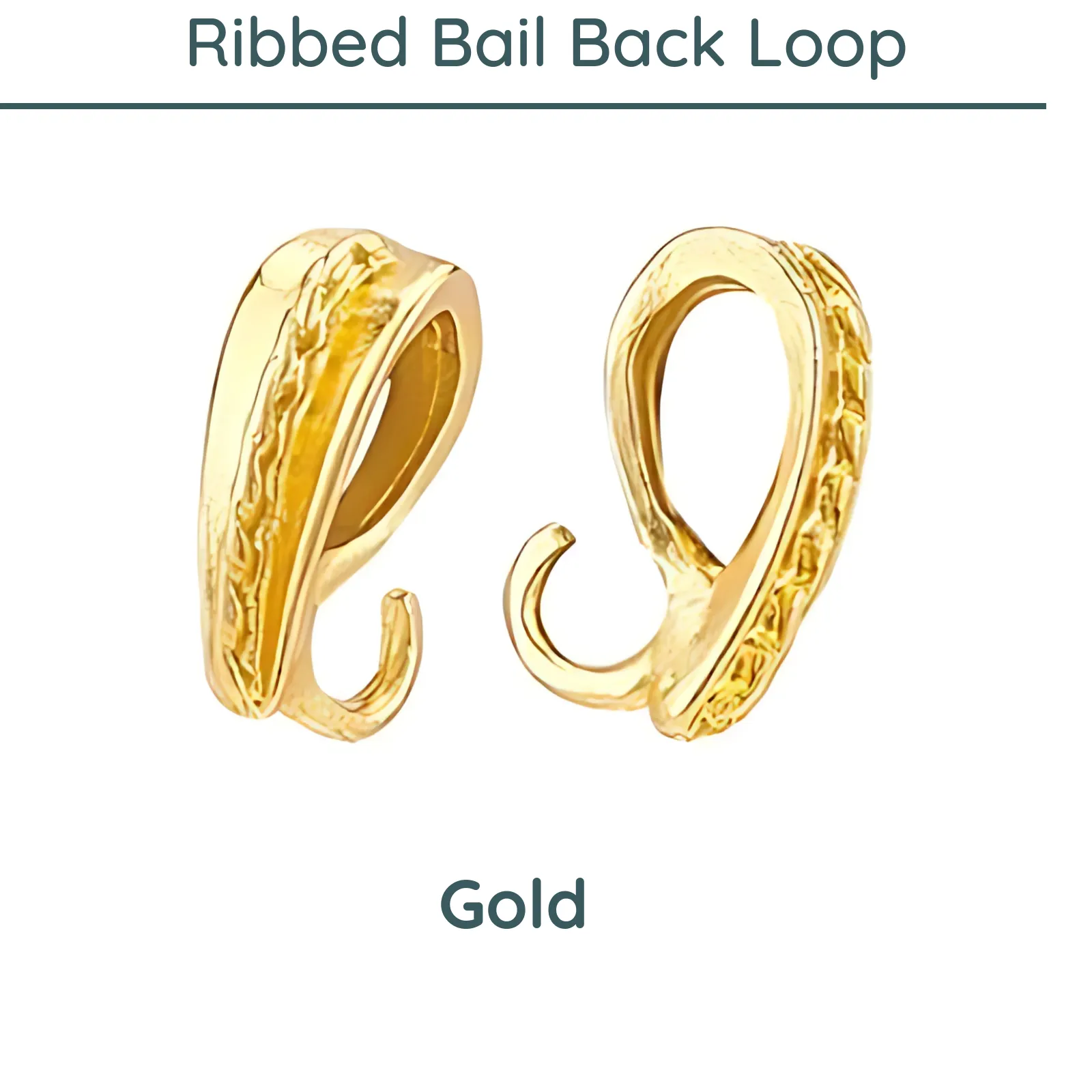 Ribbed Bail Back Loop, 2 Pcs. 3 Finishes - Image 4