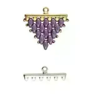Rozos VI,  Superduo Bead Endings, 2 Pcs. 4 Finishes