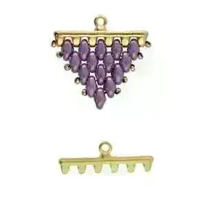 Rozos VI,  Superduo Bead Endings, 2 Pcs. 4 Finishes - Image 3