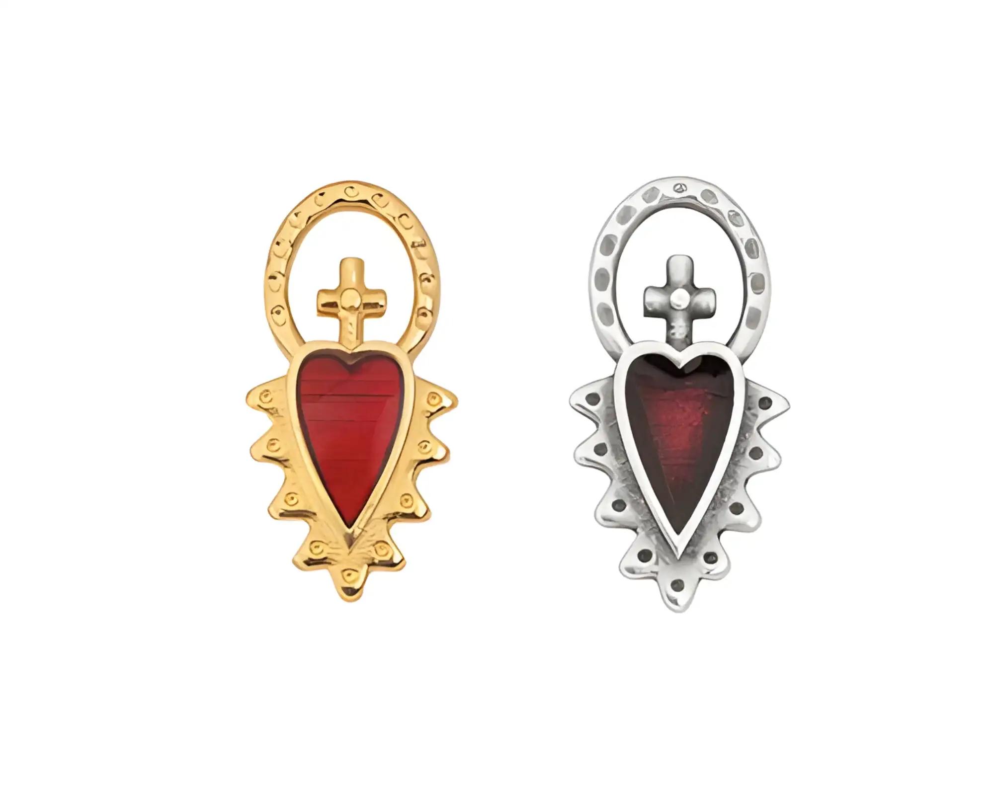 Sacred Heart Charm or Pendant