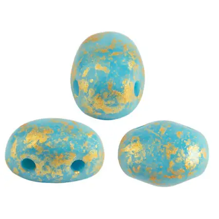 Samos Beads par Puca, Blue Turquoise, 5g & 20g - Image 4