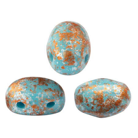 Samos Beads par Puca, Blue Turquoise, 5g & 20g - Image 5