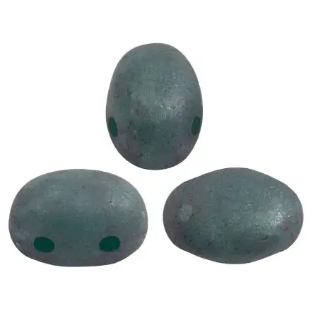 Samos Beads par Puca, Opaque Green Turquoise, 5g & 20g - Image 13