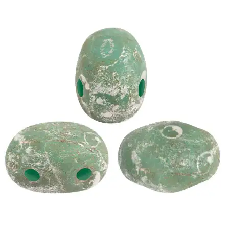 Samos Beads par Puca, Opaque Green Turquoise, 5g & 20g - Image 7