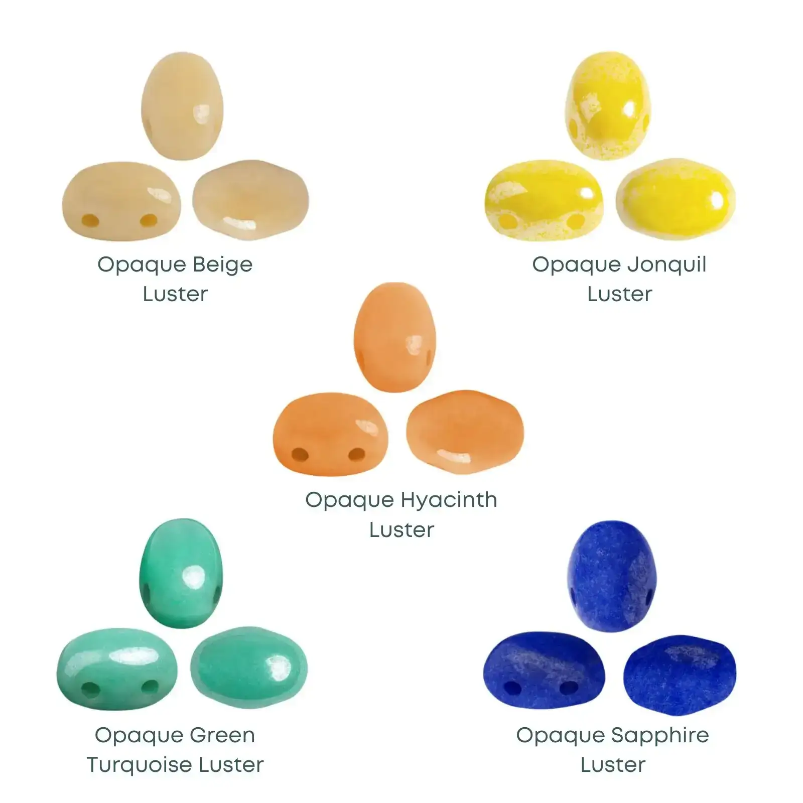 Samos Beads par Puca, Luster, 5g & 20g