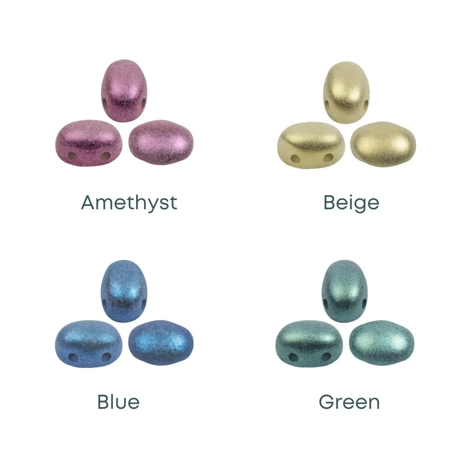 Samos Beads par Puca®, Stardust, 5g & 20g
