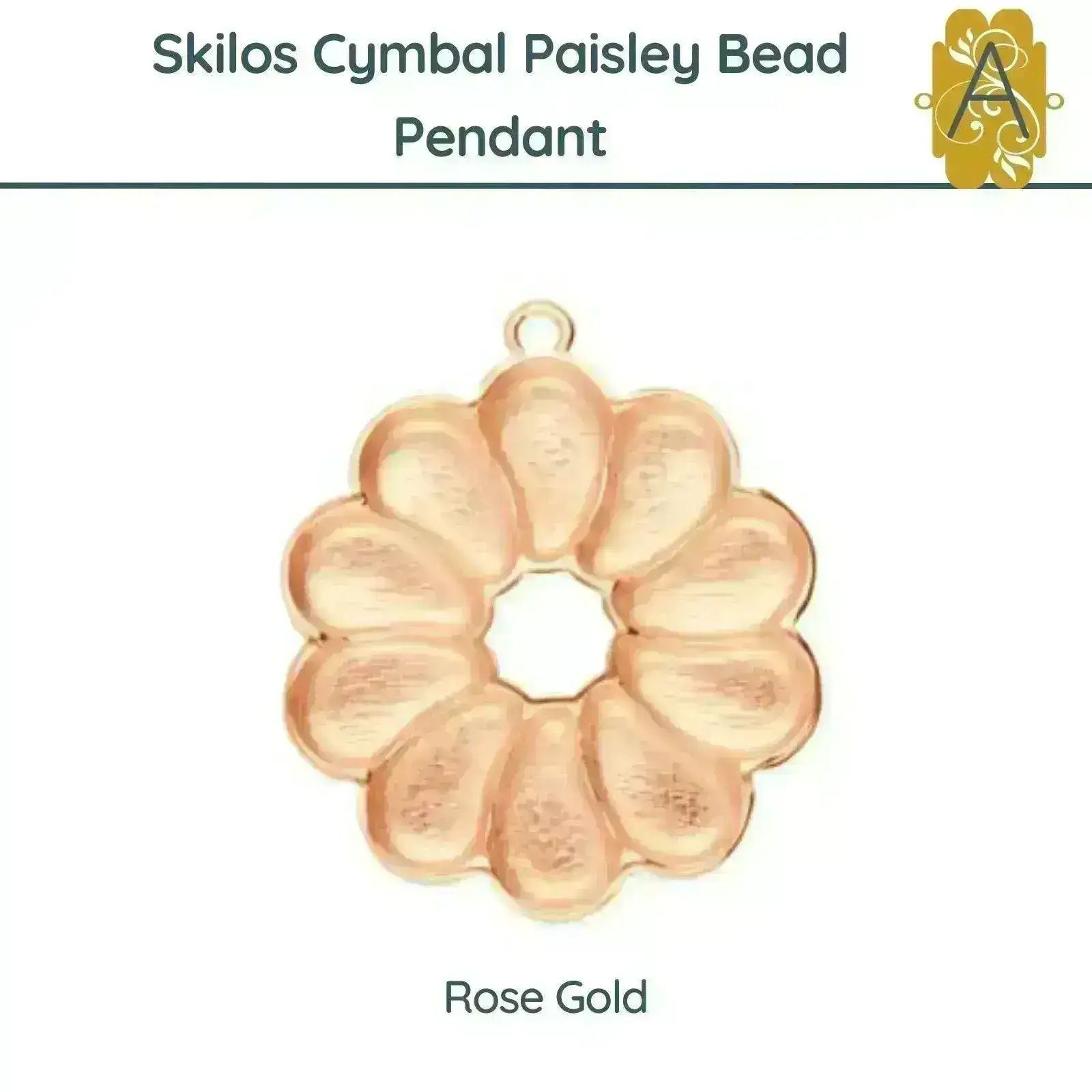 Skilos Paisley Bead, Charm or Pendant by Cymbal - Image 4