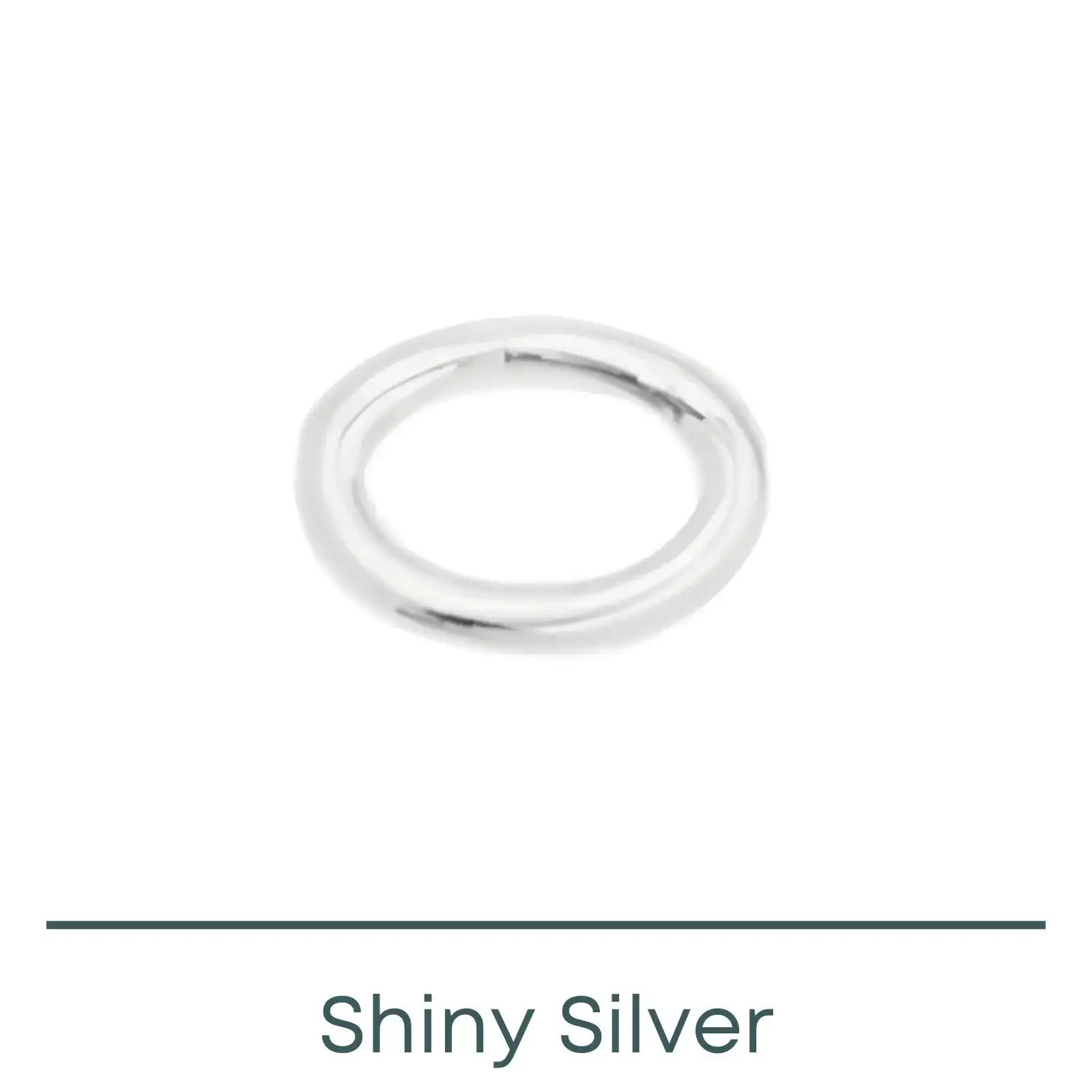 Euro Small Oval Jump Rings, 22 Gauge, 4x3mm - Image 3