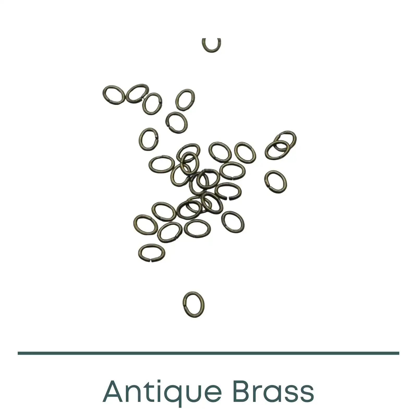 Euro Small Oval Jump Rings, 22 Gauge, 4x3mm - Image 4
