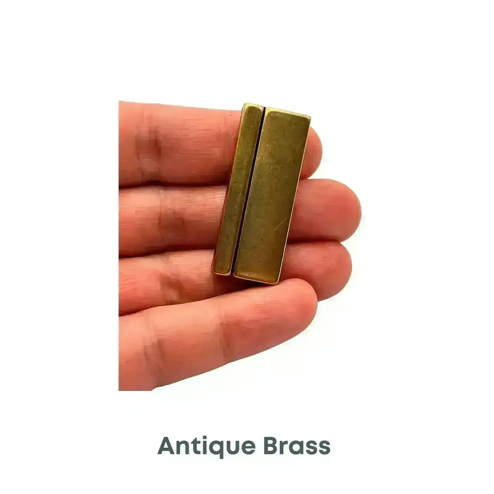 Smoothie, Large Zamak Magnetic Clasp, For up to 40mm Flat Leather - Image 5
