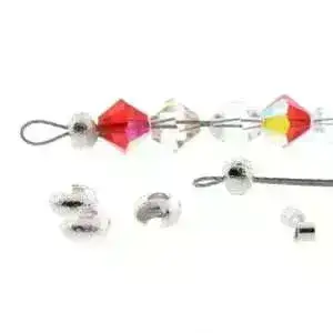 Crimp Tube & Stardust Cover Set, Basic Elements, 48 Pieces - Image 6