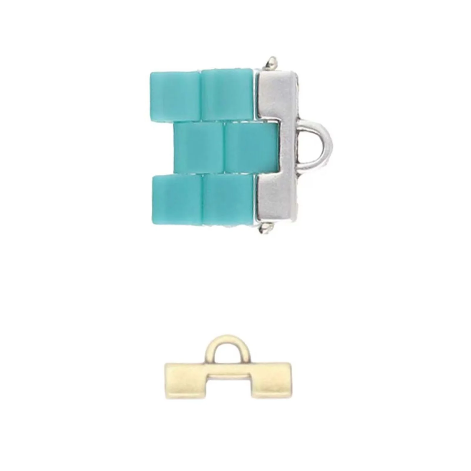Cymbal Soros II Tila Bead Ending or Connector, 2 Pcs. - Image 4