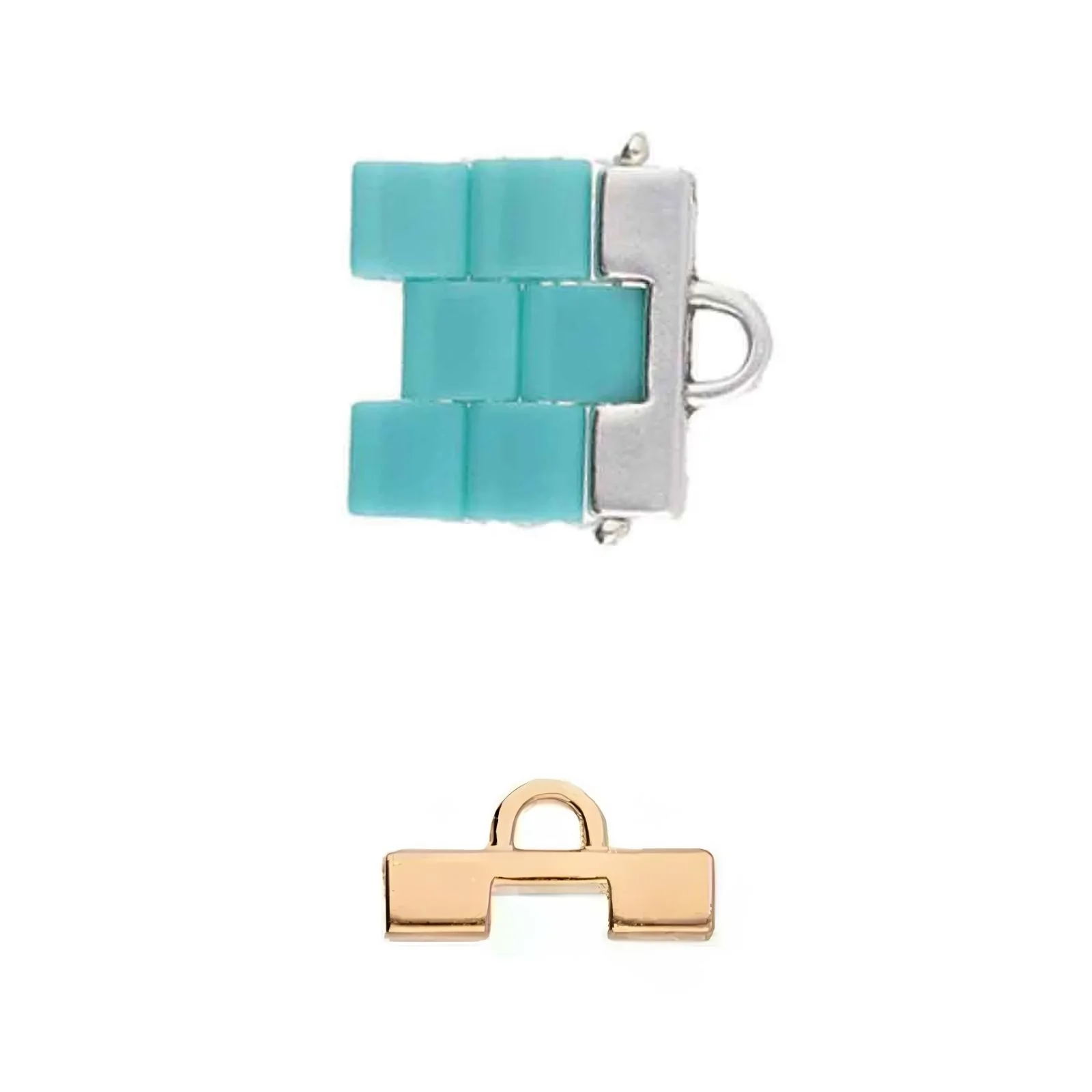 Cymbal Soros II Tila Bead Ending or Connector, 2 Pcs. - Image 5