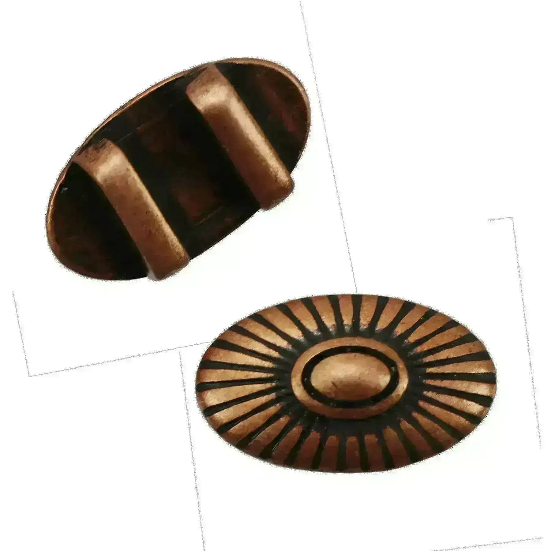 Southwest Sunburst Slider, 10mm, for Leather or Cork in 3 Finishes - Image 3