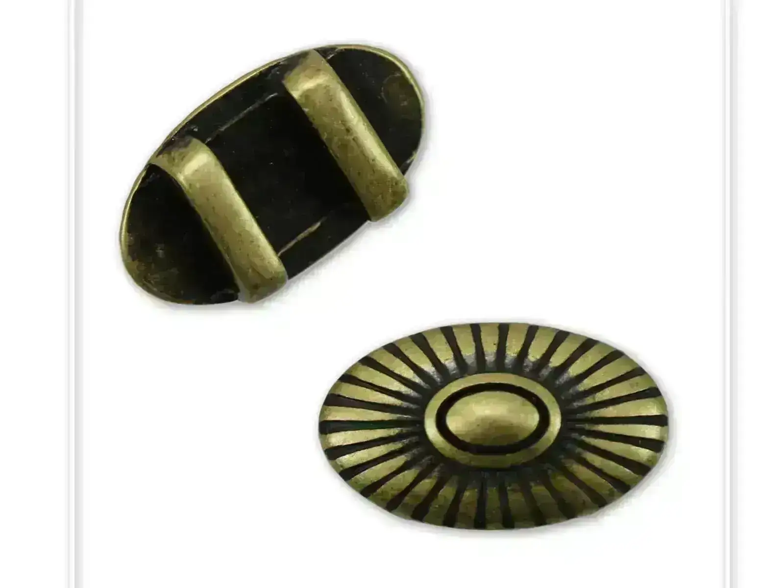 Southwest Sunburst Slider, 10mm, for Leather or Cork in 3 Finishes - Image 4