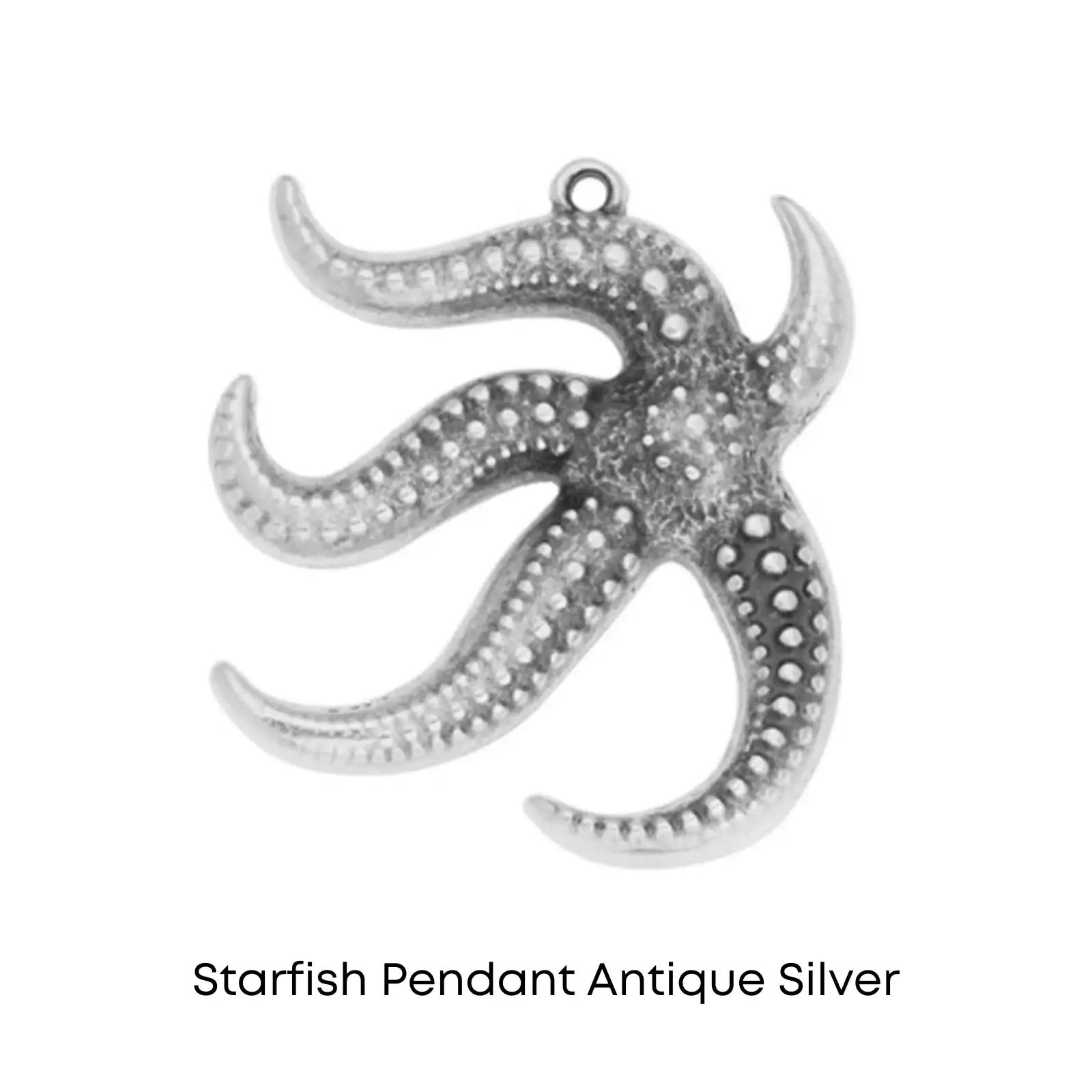 Starfish Charm or Pendant, 2 Finishes