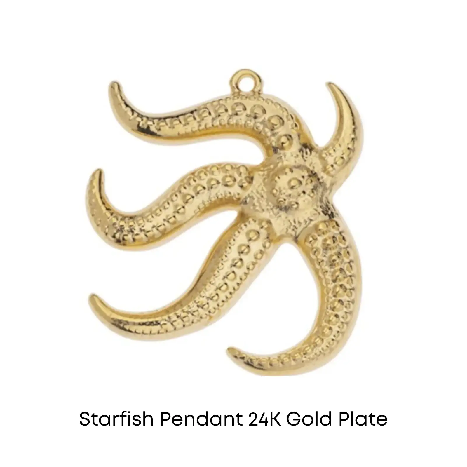 Starfish Charm or Pendant, 2 Finishes - Image 2