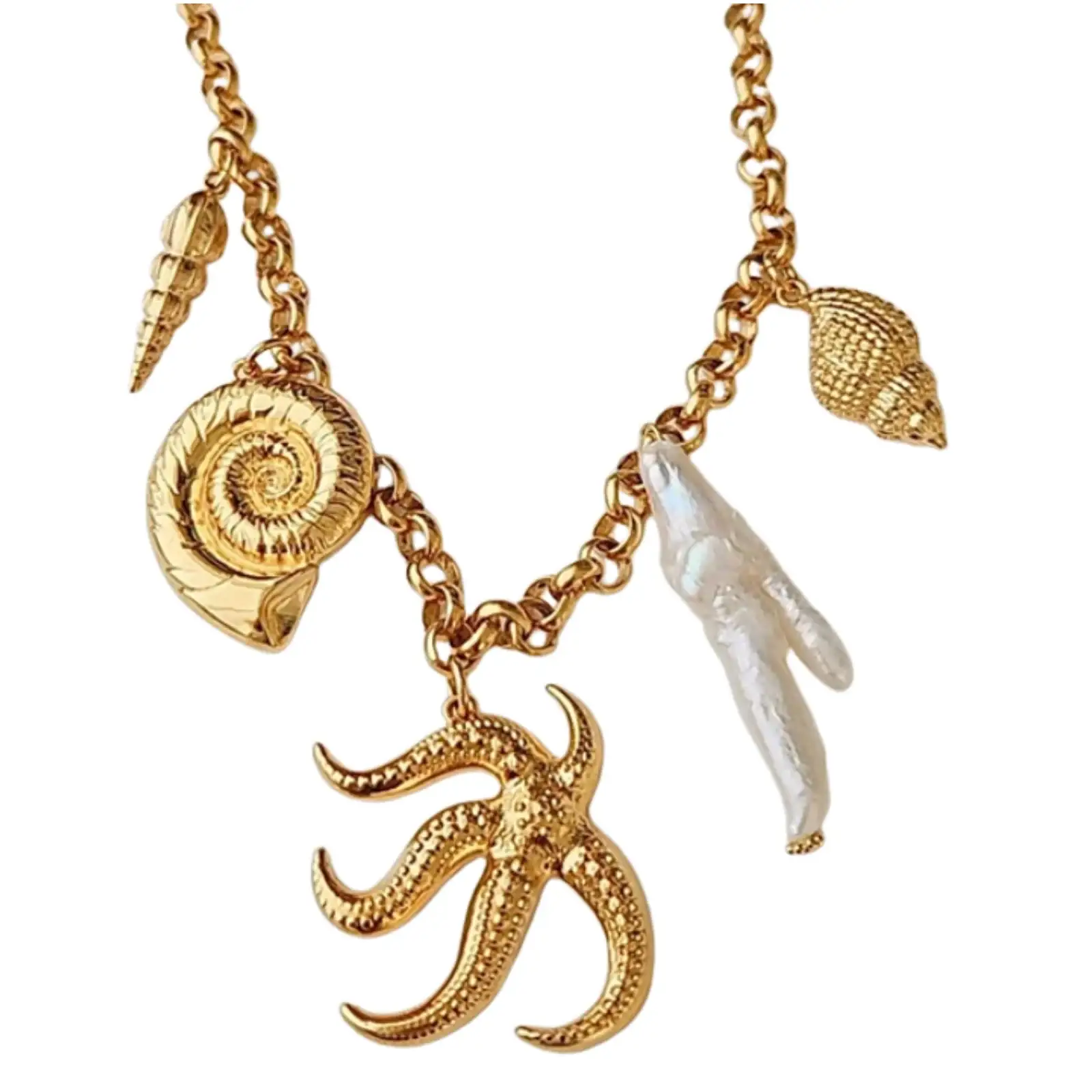 Starfish Charm or Pendant, 2 Finishes - Image 3