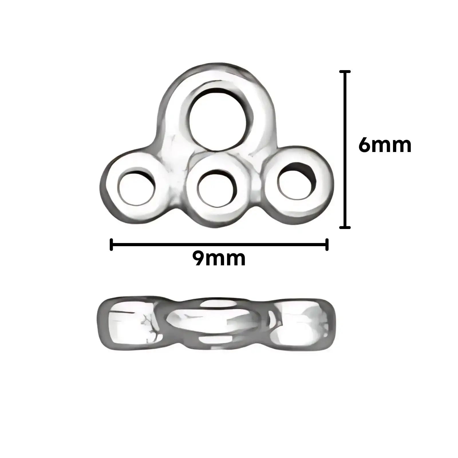 Tierracast 3-to-1 Link, Strand Reducer 4 Pcs. - Image 2