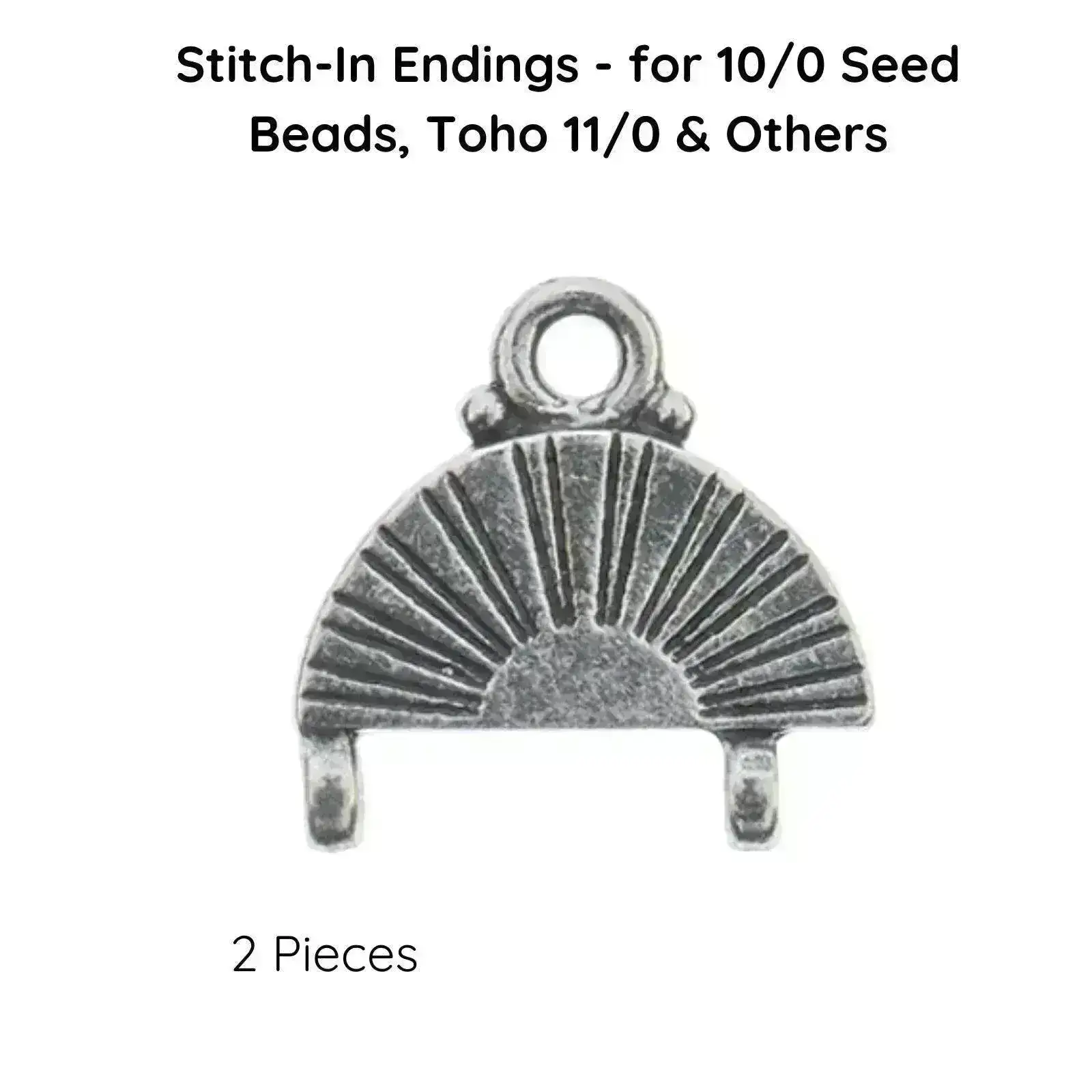 Stitch-In Ending, for Even Count Peyote, 2 Pieces