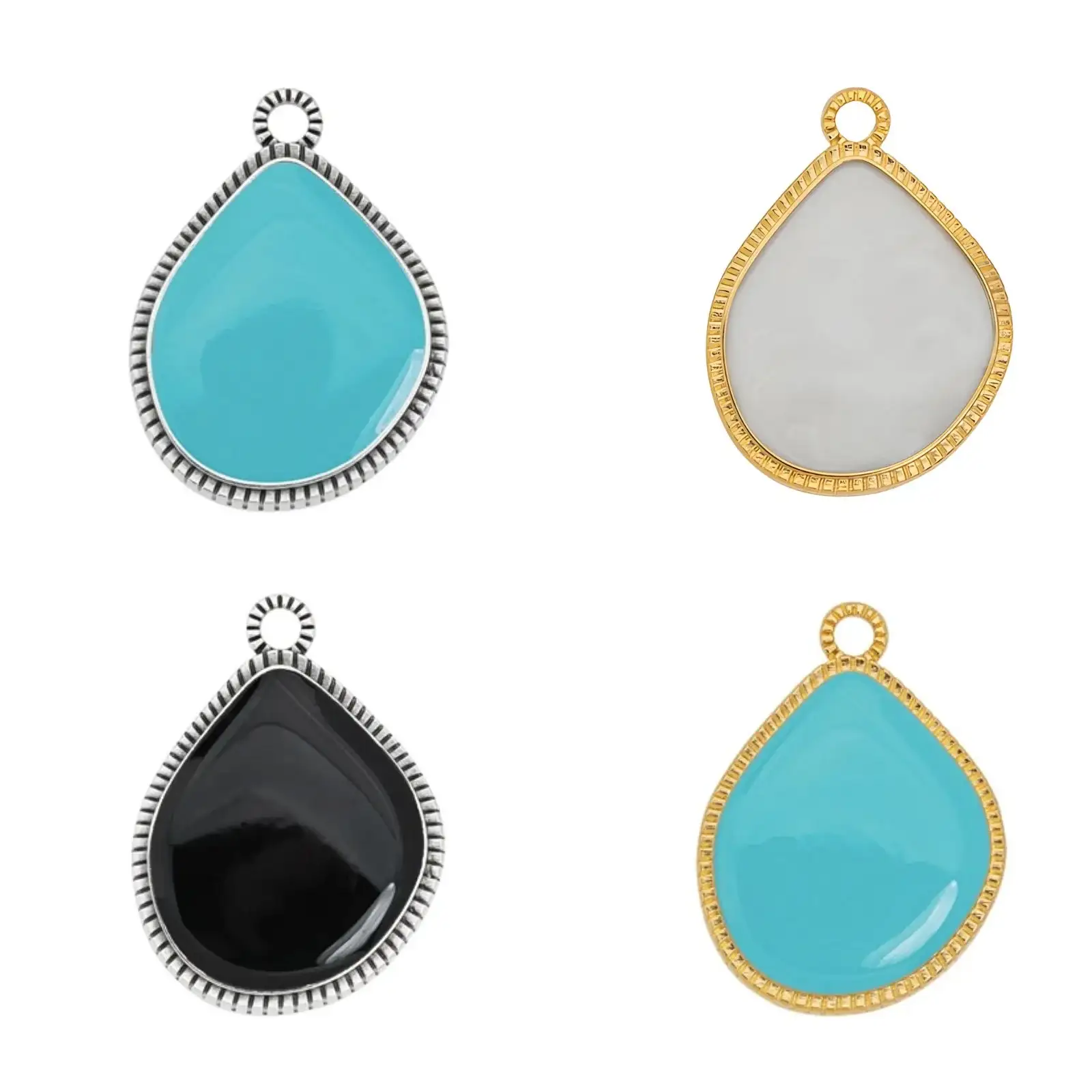 Sunburst Drop Charm or Pendant