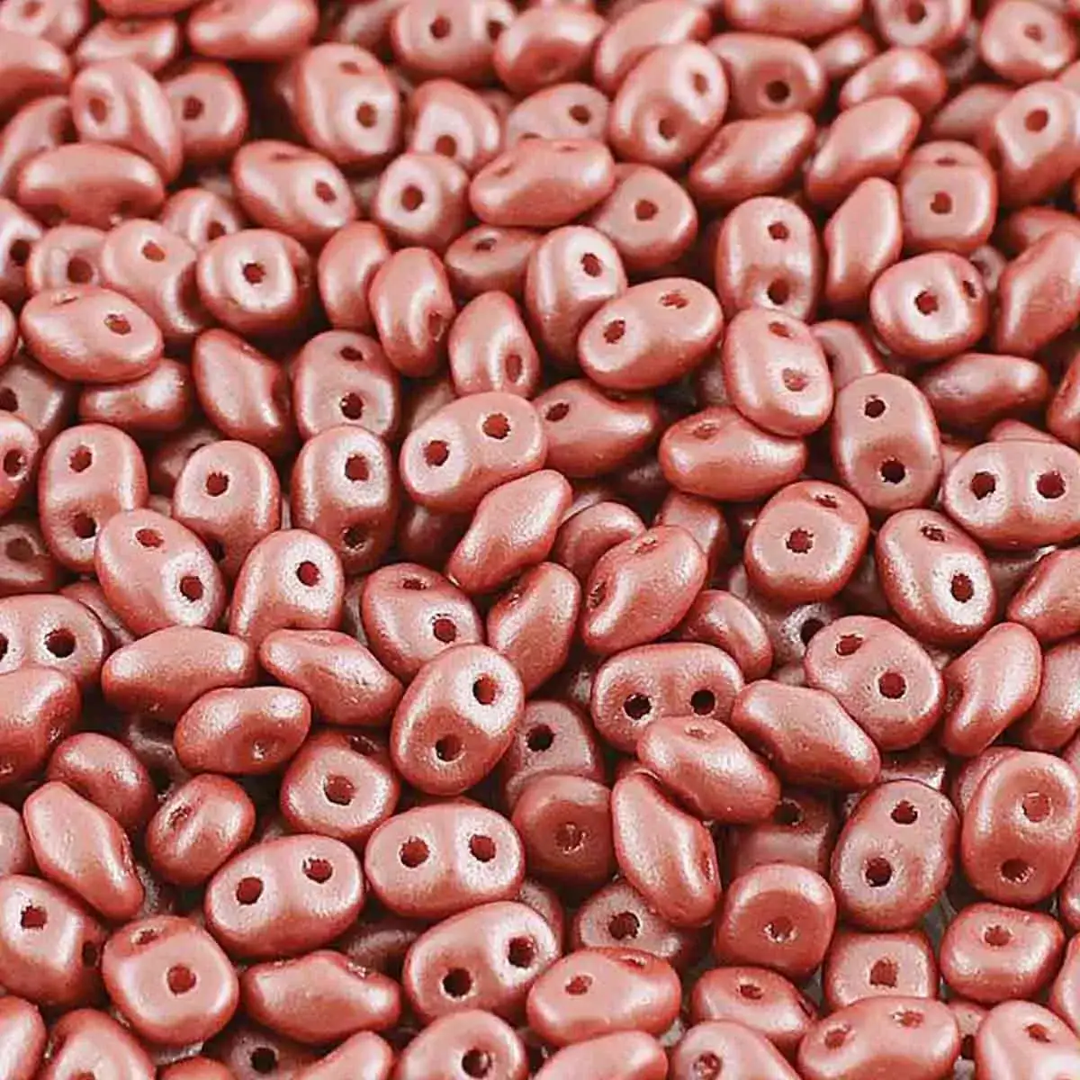 Superduo Beads, Pearl Shine Autumn Leaf, 10g.