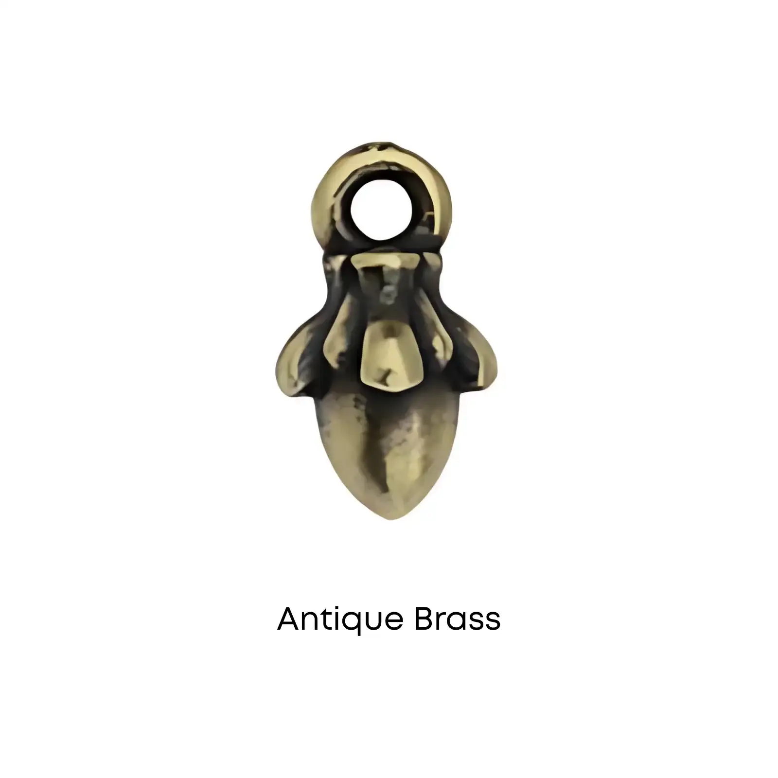 Tierracast Acorn Charm or Pendant, 4 Pcs. - Image 4