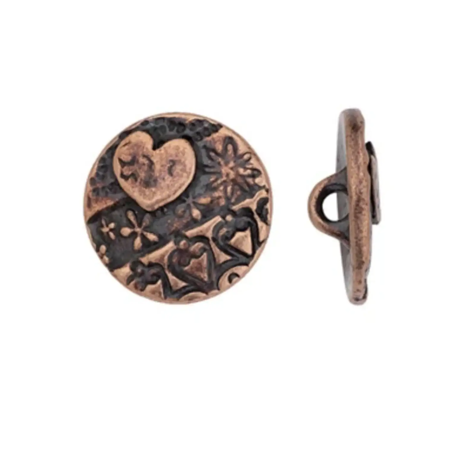 Tierracast Amor Buttons, 3 Finishes - Image 2