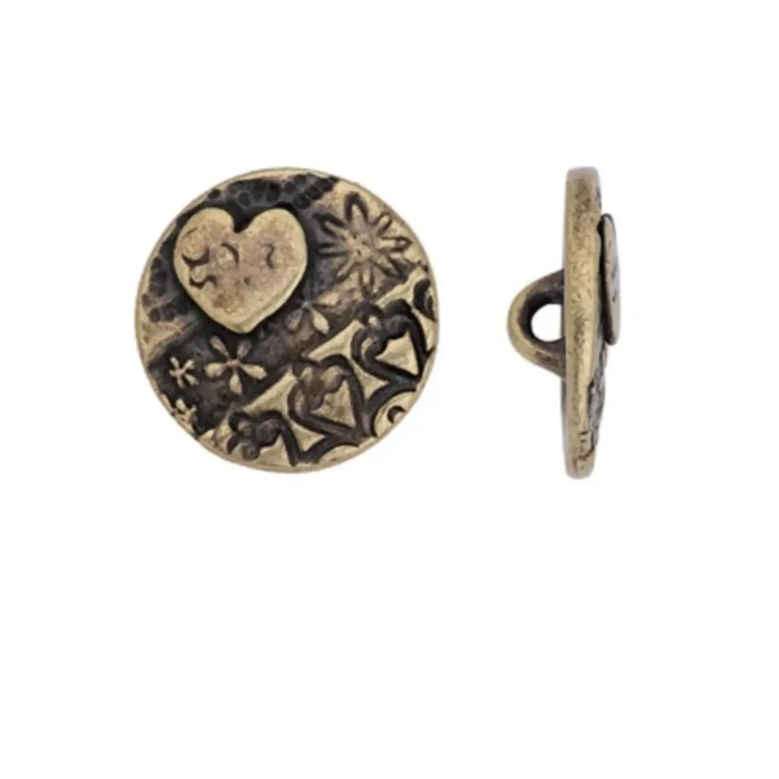 Tierracast Amor Buttons, 3 Finishes - Image 3